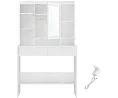 Songmics Krepšetis 90x40x144.7 cm Baltas