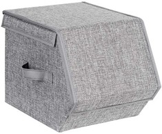Songmics Laikymo dėžė, 50x35x25 cm, pilka