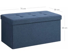 Songmics Krūtinė 76 cm tamsiai mėlyna