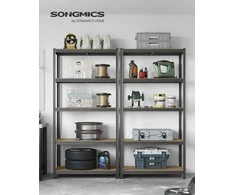 Songmics Lentynų blokas, 200x100x50 cm, Pilka
