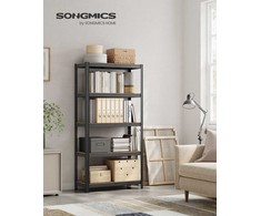 Songmics Lentynų sistema 180x90x40 cm Juodas plieno sandėliavimas