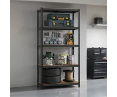 Songmics Lentynų sistema 200x120x60 cm Mėlynas metalas