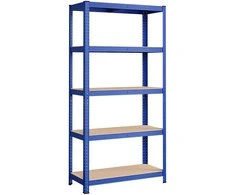 Songmics Lentynų sistema 90x40x180 cm Mėlynas plienas