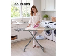 Songmics Lyginimo lenta, pilka, 160 x 38 x 72,5–90 cm