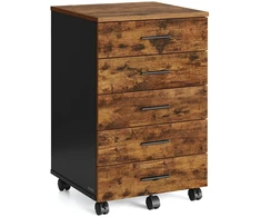 Songmics Biuro spintelė 40 x 42 x 65,7 cm 5 stalčiai