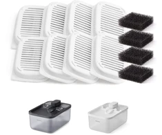 Songmics Pakaitinis filtras 4,5 l kačių fontanui, baltas, 6,6 × 4,7 × 1 cm, 12 vnt.