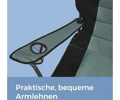 Songmics Sulankstoma paplūdimio kėdė, kempingo kėdė, pakraunama iki 250 kg