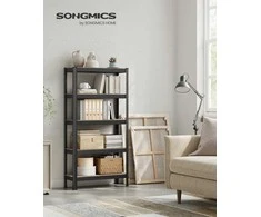 Songmics Pastatoma lentyna, 150x75x30 cm, pilka