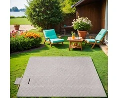 Songmics Pikniko antklodė 300x200 cm chaki atspari vandeniui