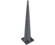 Songmics Žemės inkaras, 11,5x11,5x46 cm, pilkas