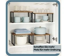 Songmics Gewürzregal, 2er Set Küchen-Organizer, Küchenregal