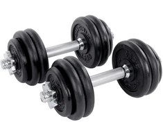 Songmics 30 kg reguliuojamų hantelių rinkinys