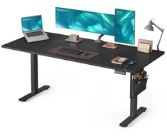 Songmics Reguliuojamo aukščio stalas 180 x 80 x 72-120cm