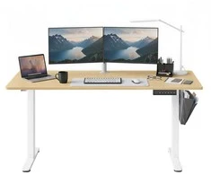 Songmics Elektrinis reguliuojamas rašomasis stalas 160 x 70 cm