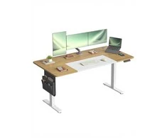 Songmics Elektrinis aukščio reguliuojamas stalas 70 x 160 x (72-120) cm