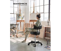 Songmics Kėdė juoda