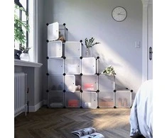 Songmics Sandėliavimo spintelė, 123x31x123 cm, balta