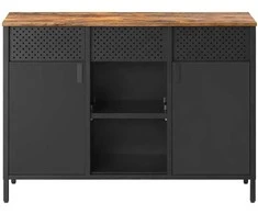 Songmics Spintelė su dvigubomis durimis 40x110x76 cm