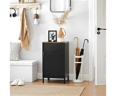 Songmics Sandėliavimo spintelė, 42.5x40x76 cm, juoda