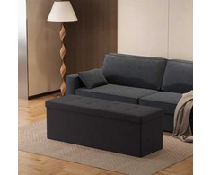 Songmics Pufas su daiktadėže, 38 x 110 x 38 cm, 131 l
