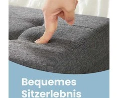 Songmics Pufas su daiktadėže 76x38x38 cm, 300 kg apkrova