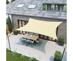 Songmics Saulės uždanga, 300x400 cm, geltona