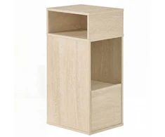 Songmics Naktinis staliukas su stalčiumi, travertino smėlio, 30 x 25 x 59,4 cm