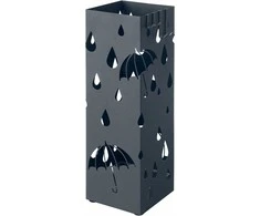 Songmics Skėčių stovas, 15.5x15.5x49 cm, pilka, metalas
