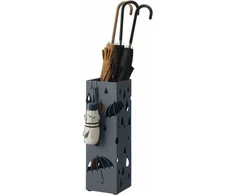 Songmics Skėčių stovas, 15.5x15.5x49 cm, pilka, metalas