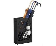 Songmics Skėčių stovas, 28.5x12.2x41 cm, juodas