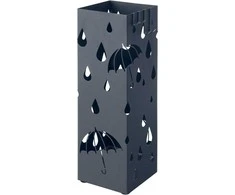 Songmics Skėčių stovėklas 15,5x15,5x49 cm Pilka Plienas
