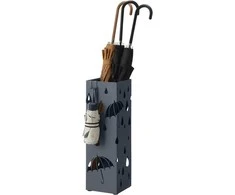 Songmics Skėčių stovėklas 15,5x15,5x49 cm Pilka Plienas