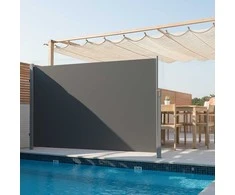 Songmics Šoninė markizė 160 × 300 cm antracito spalvos