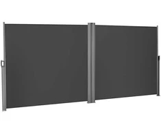 Songmics Šoninė markizė, 160x600 cm, pilka