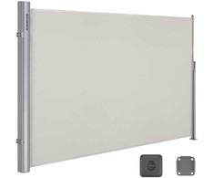 Songmics Šoninė markizė, 180x350 cm, pilka