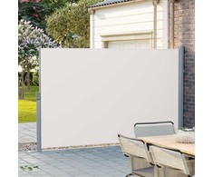 Songmics Šoninė markizė, 200x400 cm, sidabrinė
