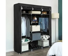 Songmics Spinta, 150x45x175 cm, Juoda