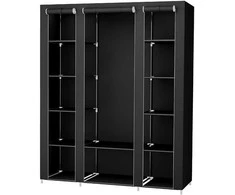 Songmics Spinta, 150x45x175 cm, Juoda