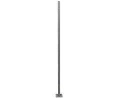 Songmics Markizės stovėjimo stulpas, 11.5x11.5x152 cm, Pilka