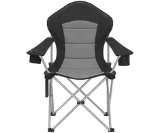 Songmics Stovyklavimo kėdė 61x93x108 cm Juoda