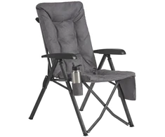 Songmics Kempingo kėdė, reguliuojamas atlošas 95°–150°, 6 cm paminkštinimas