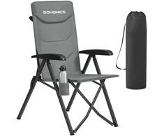 Songmics Stovyklavimo kėdė 70 x 60 x 110 cm