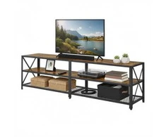TV staliukas Songmics Televizoriaus staliukas VASAGLE 178x39x52 cm