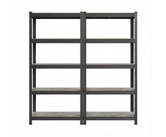 Songmics Sandėliavimo lentynų rinkinys 2 vnt., 150 cm aukščio