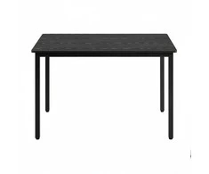 Songmics Valgomojo stalas 70x110x77 cm juodas
