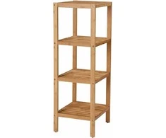 Songmics Vonios lentyna, 33x33x96 cm, ruda