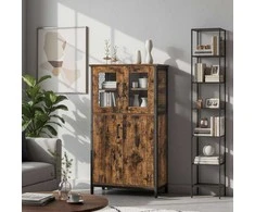 Songmics Virtuvės spintelė VASAGLE su reguliuojamomis lentynomis 60x30x108 cm