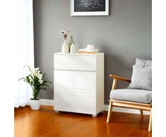 Songmics Spintelė 60x30x80 cm balta