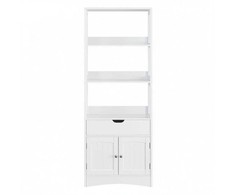 Songmics Vonios spintelė VASAGLE MDF 60x32,5x154 cm