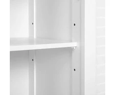 Songmics Vasagle Waschbeckenunterschrank mattweiß